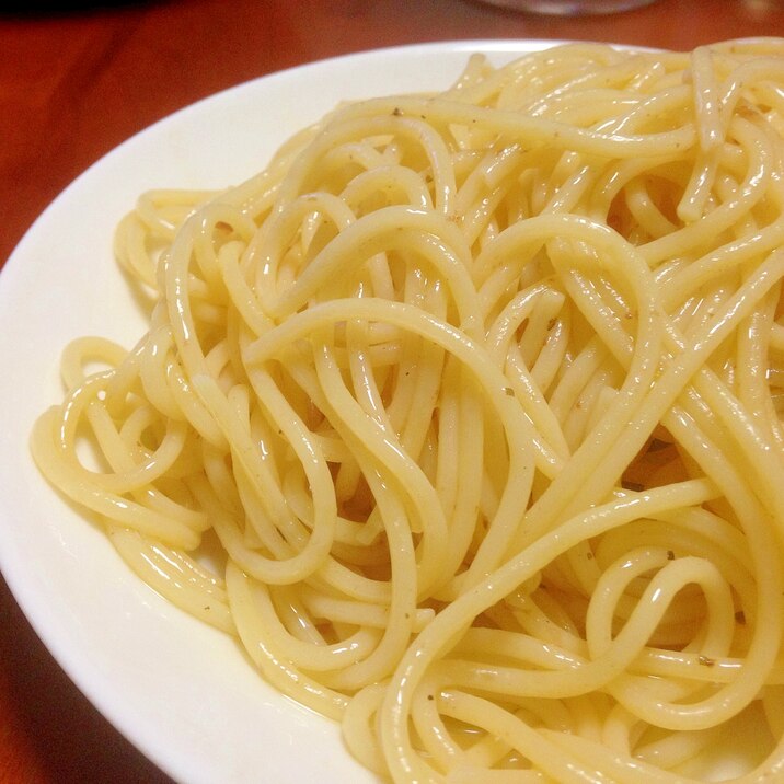 梅でさっぱり!ペペロンチーノ